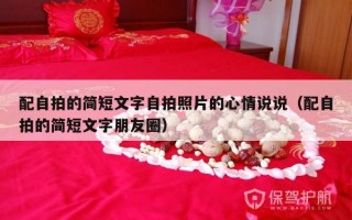 配自拍的简短文字自拍照片的心情说说（配自拍的简短文字朋友圈）
