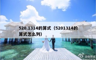 520.1314的算式（5201314的算式怎么列）