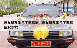 惹女朋友生气了道歉语（惹女朋友生气了道歉语100字）
