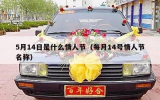 5月14日是什么情人节（每月14号情人节名称）