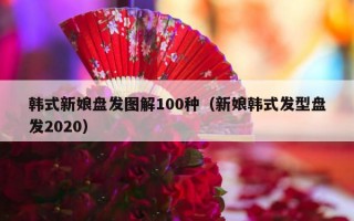 韩式新娘盘发图解100种（新娘韩式发型盘发2020）