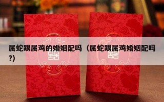 属蛇跟属鸡的婚姻配吗（属蛇跟属鸡婚姻配吗?）