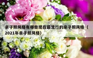 亲子照风格有哪些现在最流行的亲子照风格（2021年亲子照风格）
