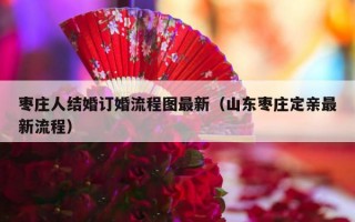 枣庄人结婚订婚流程图最新（山东枣庄定亲最新流程）