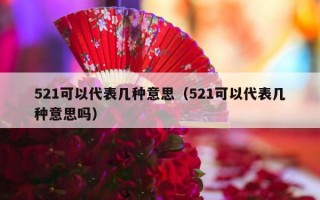 521可以代表几种意思（521可以代表几种意思吗）