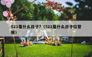 521是什么日子?（521是什么日子拉警报）