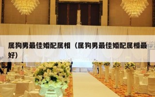 属狗男最佳婚配属相（属狗男最佳婚配属相最好）