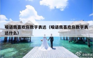 暗语我喜欢你数字表达（暗语我喜欢你数字表达什么）