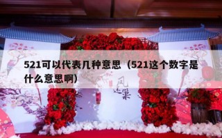 521可以代表几种意思（521这个数字是什么意思啊）