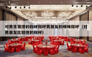 对男生很撩的称呼称呼男朋友的暧昧称呼（对男朋友比较撩的称呼）