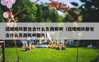 结婚婚庆都包含什么东西呢啊（结婚婚庆都包含什么东西呢啊图片）
