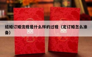结婚订婚流程是什么样的过程（定订婚怎么准备）