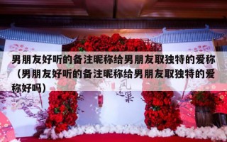 男朋友好听的备注昵称给男朋友取独特的爱称（男朋友好听的备注昵称给男朋友取独特的爱称好吗）