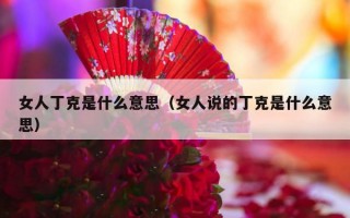 女人丁克是什么意思（女人说的丁克是什么意思）
