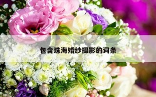 包含珠海婚纱摄影的词条