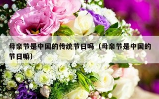 母亲节是中国的传统节日吗（母亲节是中国的节日嘛）