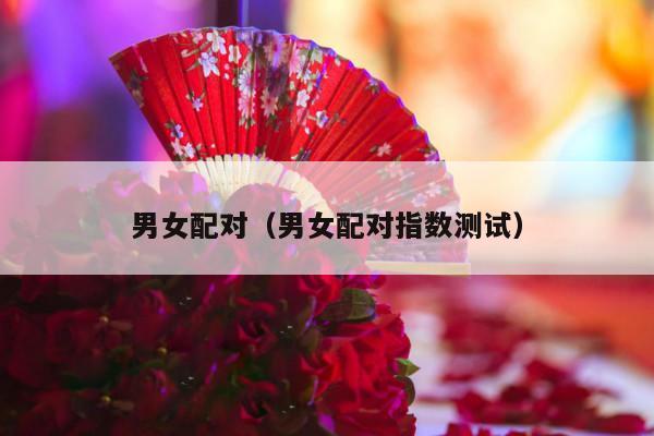 男女配对（男女配对指数测试）-第1张图片