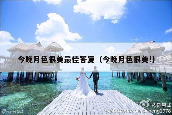 今晚月色很美最佳答复（今晚月色很美!）-第1张图片