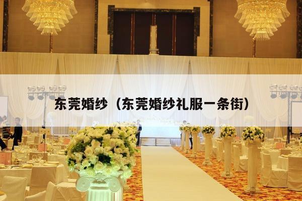 东莞婚纱（东莞婚纱礼服一条街）-第1张图片