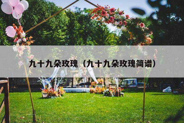 九十九朵玫瑰（九十九朵玫瑰简谱）-第1张图片