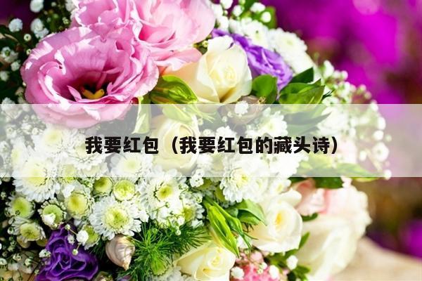 我要红包（我要红包的藏头诗）-第1张图片