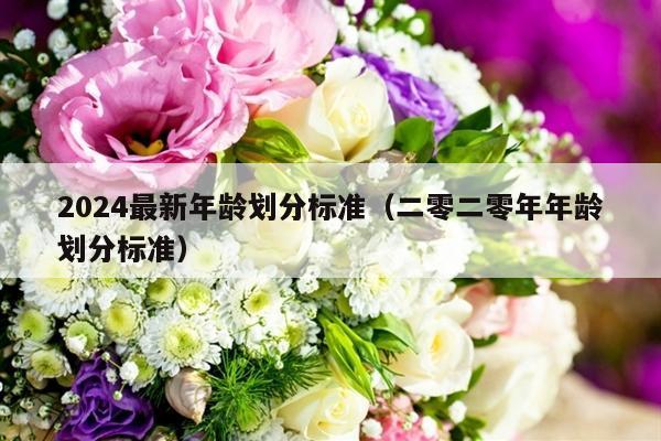 2024最新年龄划分标准（二零二零年年龄划分标准）-第1张图片
