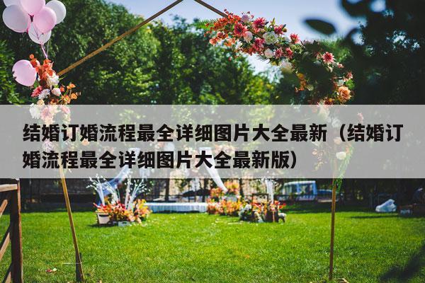 结婚订婚流程最全详细图片大全最新（结婚订婚流程最全详细图片大全最新版）-第1张图片