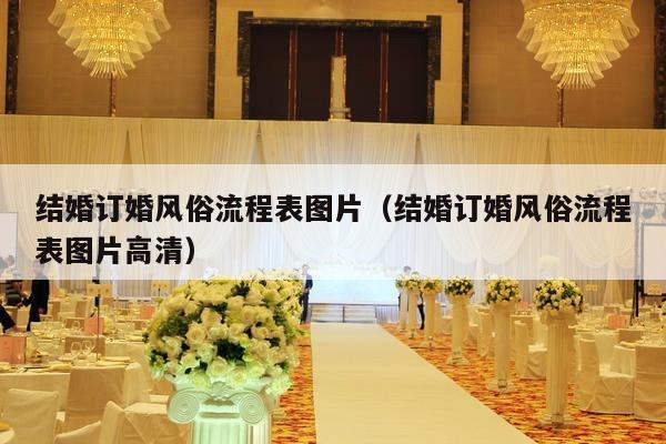 结婚订婚风俗流程表图片（结婚订婚风俗流程表图片高清）-第1张图片