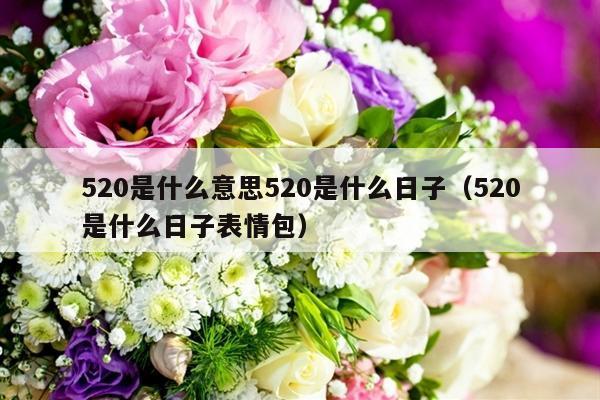 520是什么意思520是什么日子（520是什么日子表情包）-第1张图片