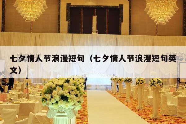 七夕情人节浪漫短句（七夕情人节浪漫短句英文）-第1张图片