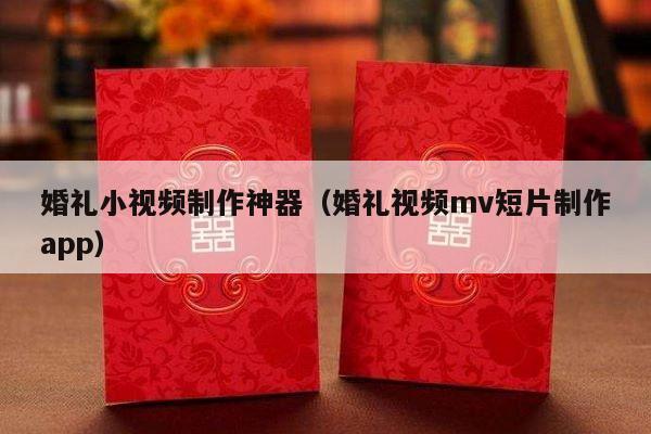 婚礼小视频制作神器（婚礼视频mv短片制作app）-第1张图片