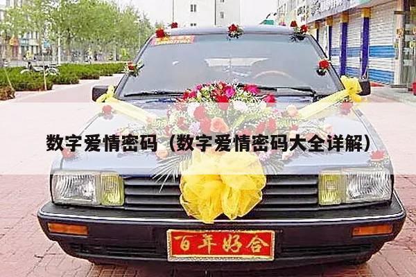 数字爱情密码（数字爱情密码大全详解）-第1张图片