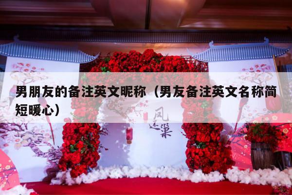 男朋友的备注英文昵称（男友备注英文名称简短暖心）-第1张图片