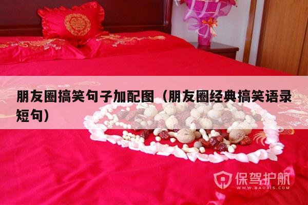 朋友圈搞笑句子加配图（朋友圈经典搞笑语录短句）-第1张图片