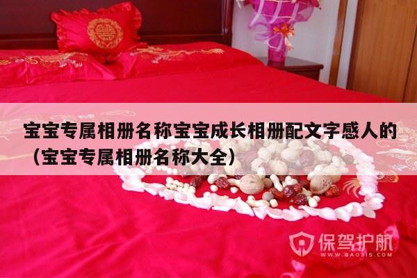 宝宝专属相册名称宝宝成长相册配文字感人的（宝宝专属相册名称大全）-第1张图片