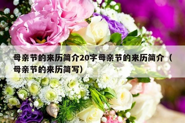 母亲节的来历简介20字母亲节的来历简介（母亲节的来历简写）-第1张图片