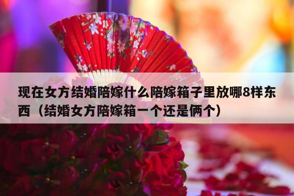 现在女方结婚陪嫁什么陪嫁箱子里放哪8样东西（结婚女方陪嫁箱一个还是俩个）-第1张图片