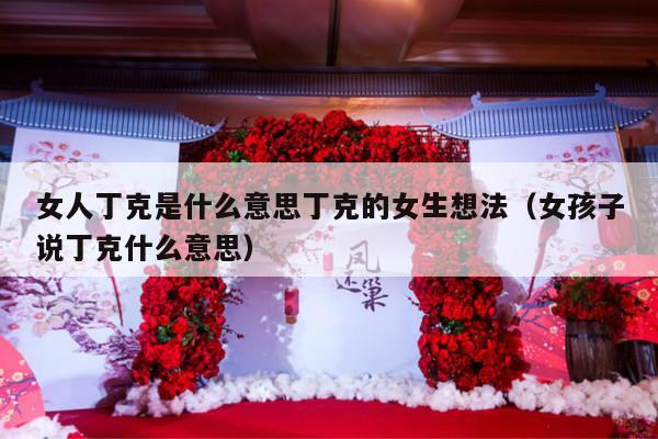 女人丁克是什么意思丁克的女生想法（女孩子说丁克什么意思）-第1张图片